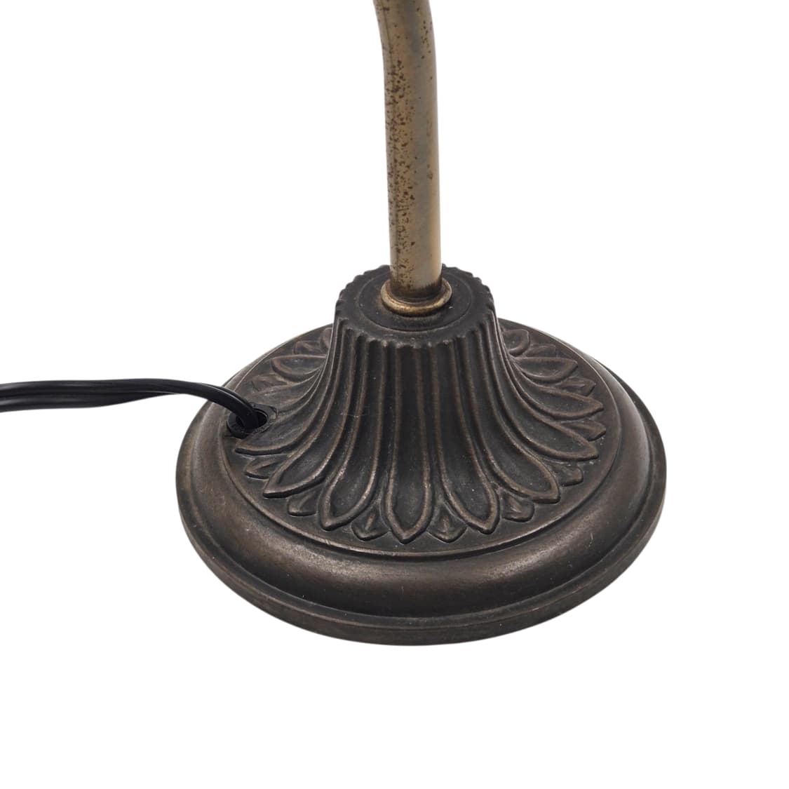 80s 밀크글라스 리본 꽃다발 엔틱 테이블 램프 상품이미지4