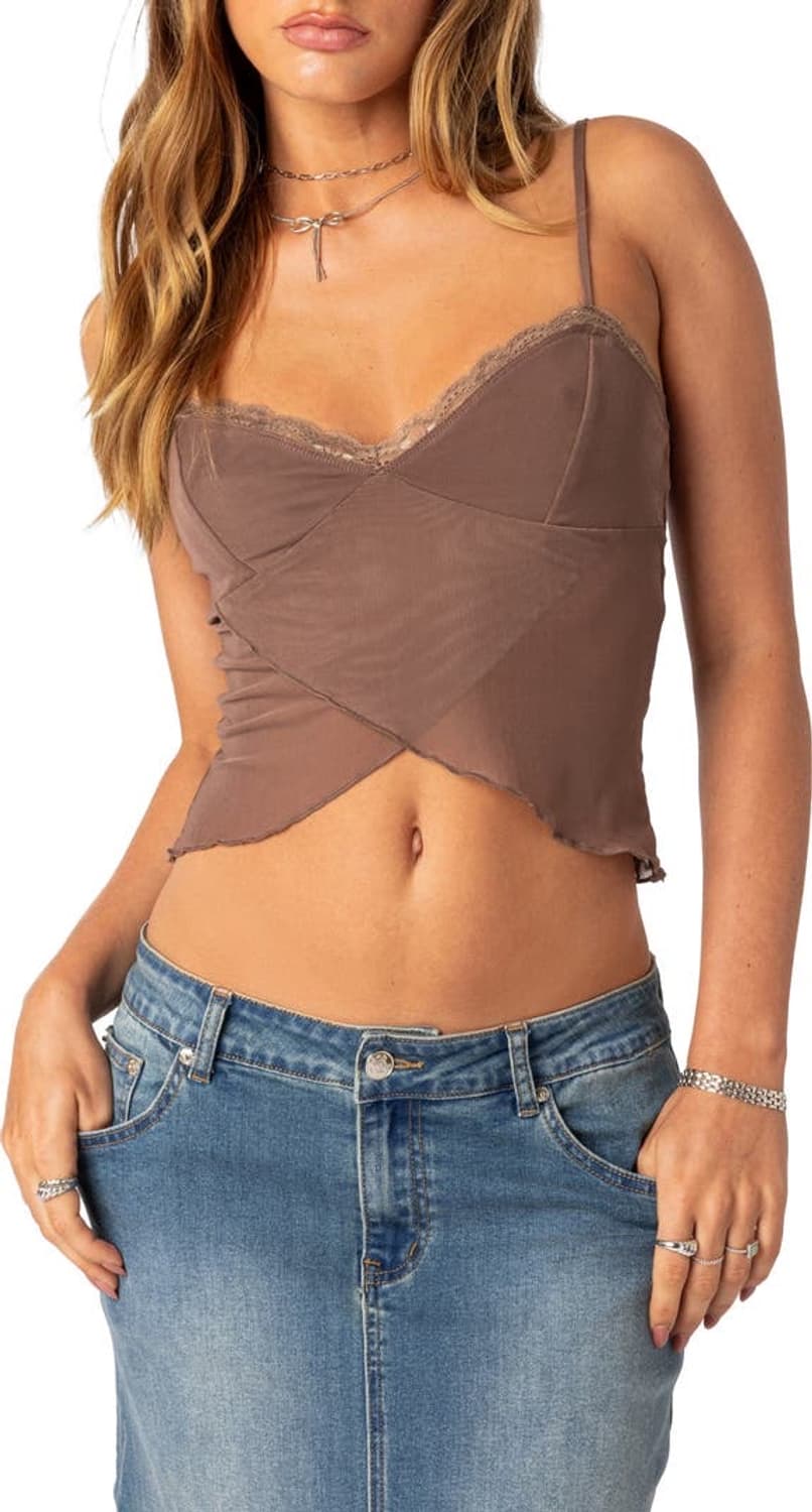 [예약판매] Y2K 레이스 캐미솔 탑-S 상품이미지3