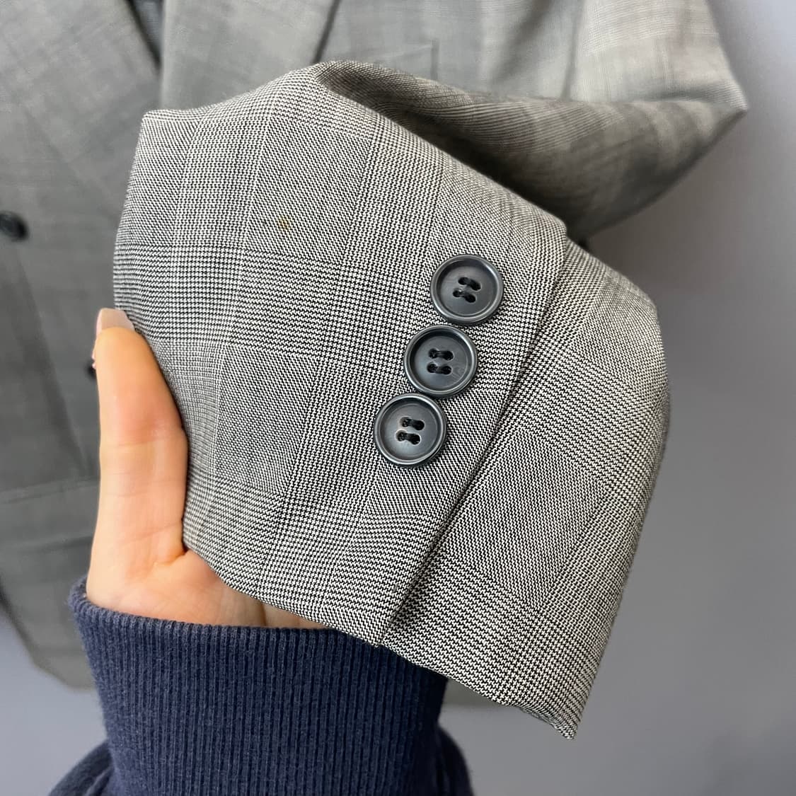 발렌티노 그레이 블레이저 울 자켓 상품이미지5