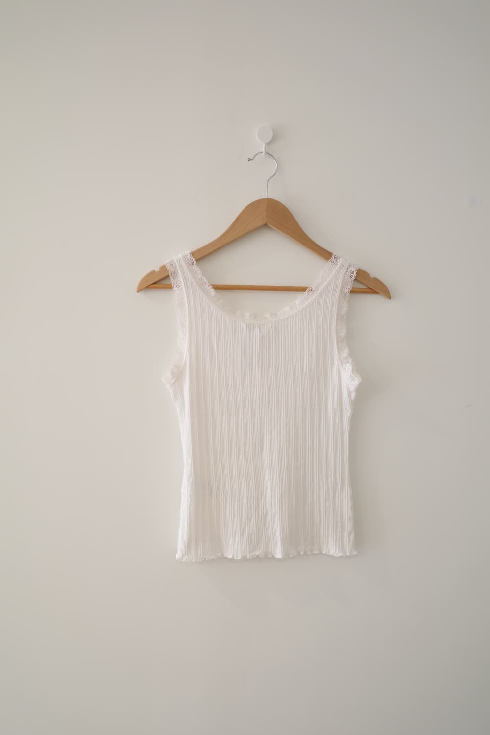 white lace sleeveless shirt  상품이미지8