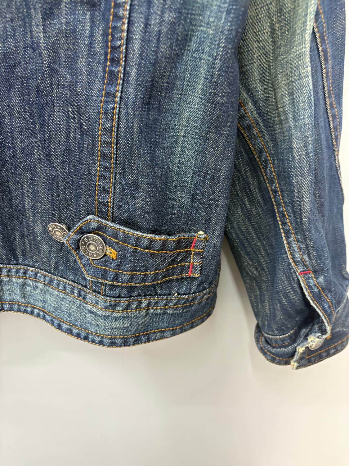 에드윈 데님 바이커 자켓 A3077 상품이미지5