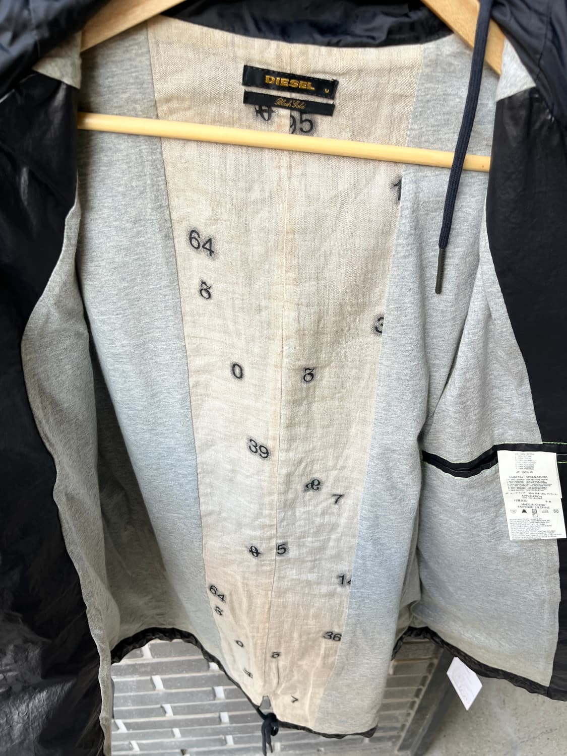 Diesel 디젤 코티드 윈드브레이커 자켓 상품이미지5