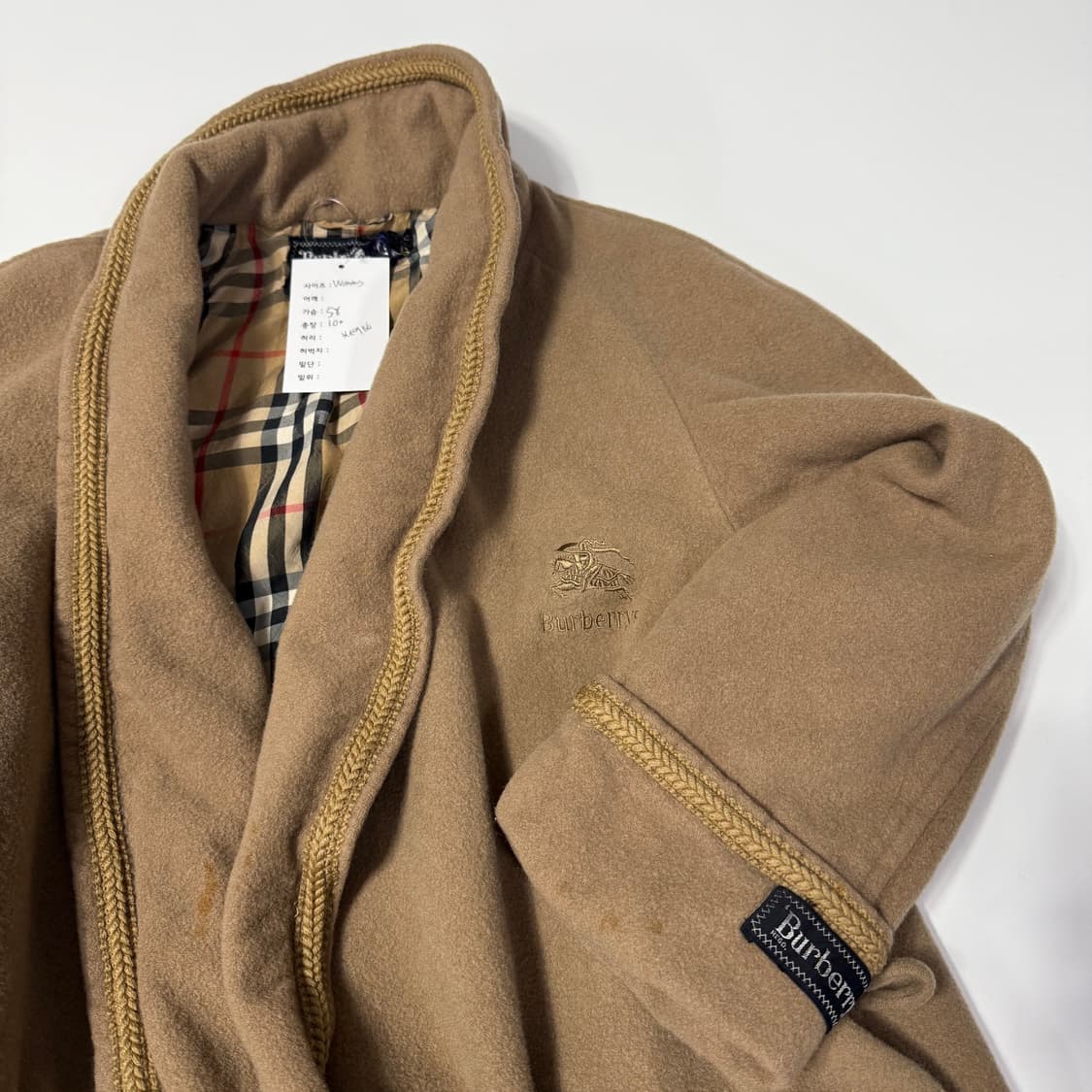 버버리 울 로브코트  상품이미지4