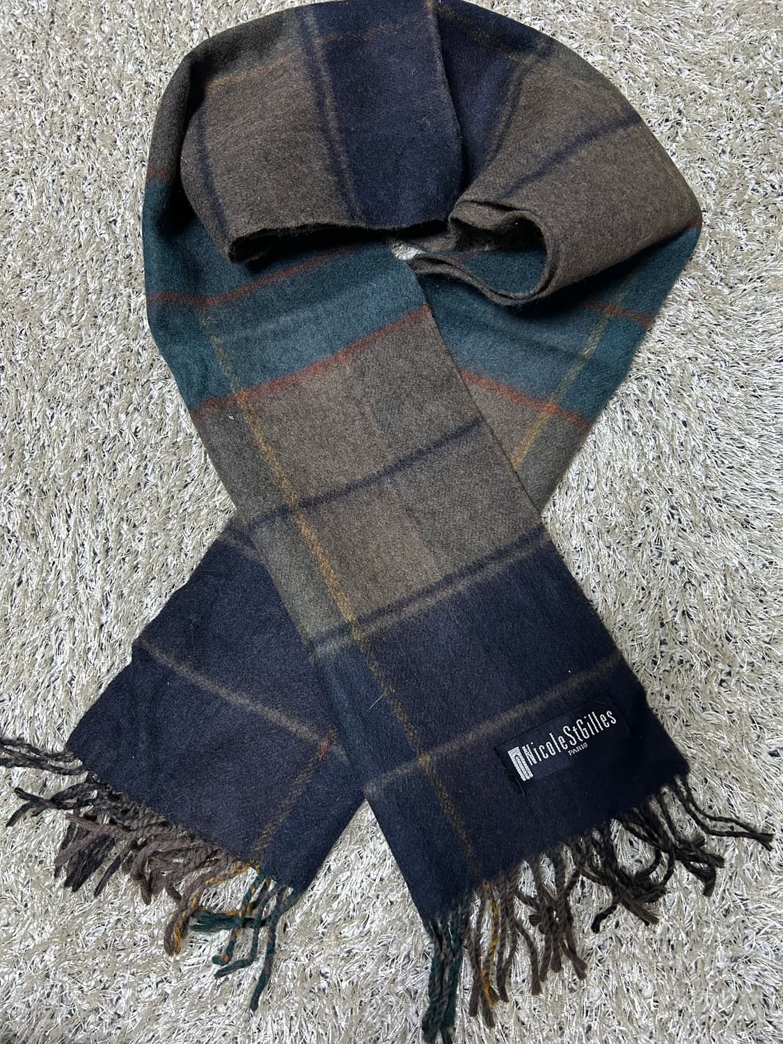 영국제 니콜생지르 캐시미어혼방 목도리 상품이미지1