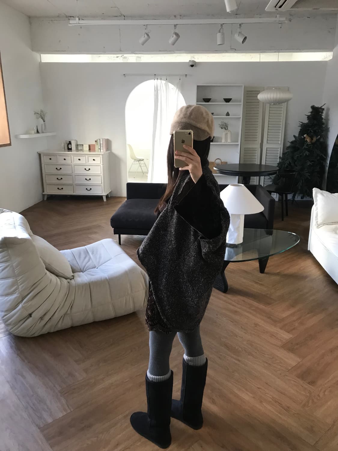 vintage brown bolero knit 상품이미지1