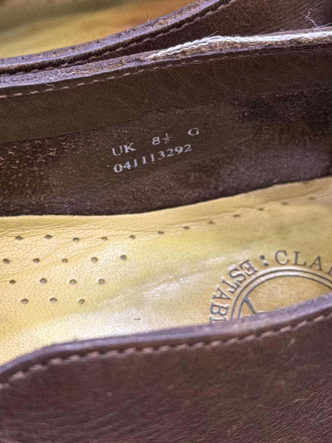 클락스 오리지널 러거 슈즈 브라운 레더 로퍼 275 상품이미지9