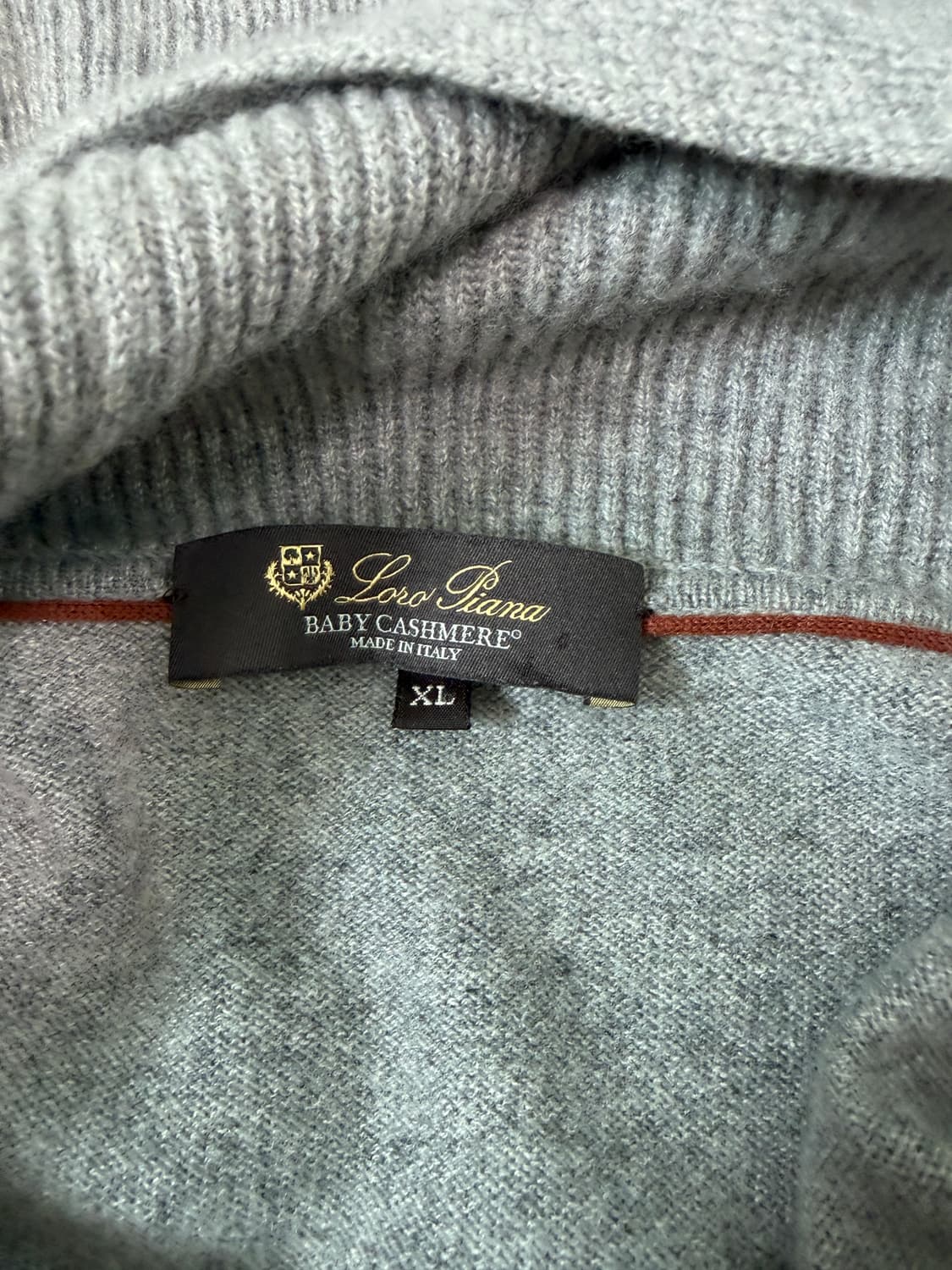 로로피아나 베이비 캐시미어 니트 집업 셋업 XL/M 상품이미지3