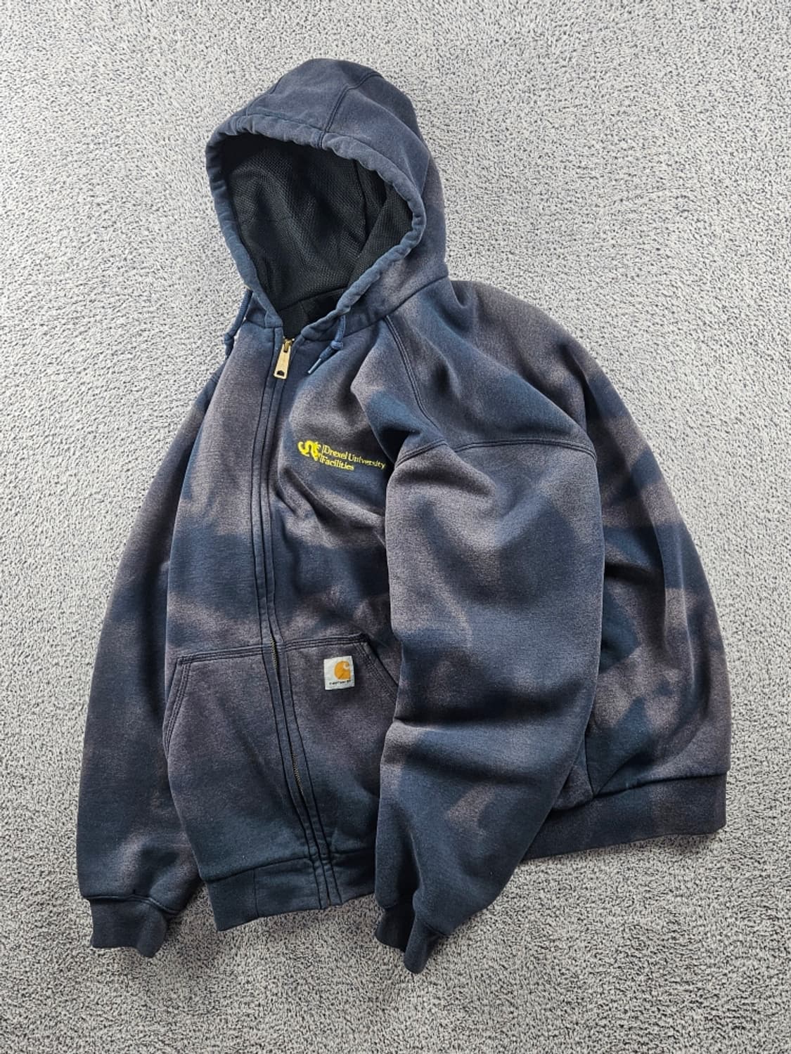 칼하트 다잉 워시드 커스텀 스웻 후드 집업 ( L ) / 10881 상품이미지3