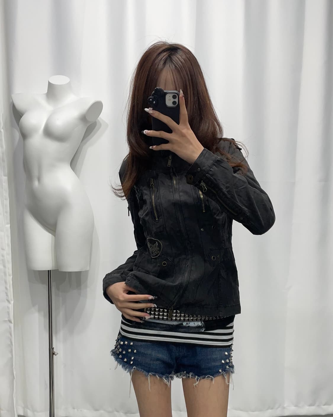 🎸블랙 패치 디테일 자켓🎸 상품이미지3