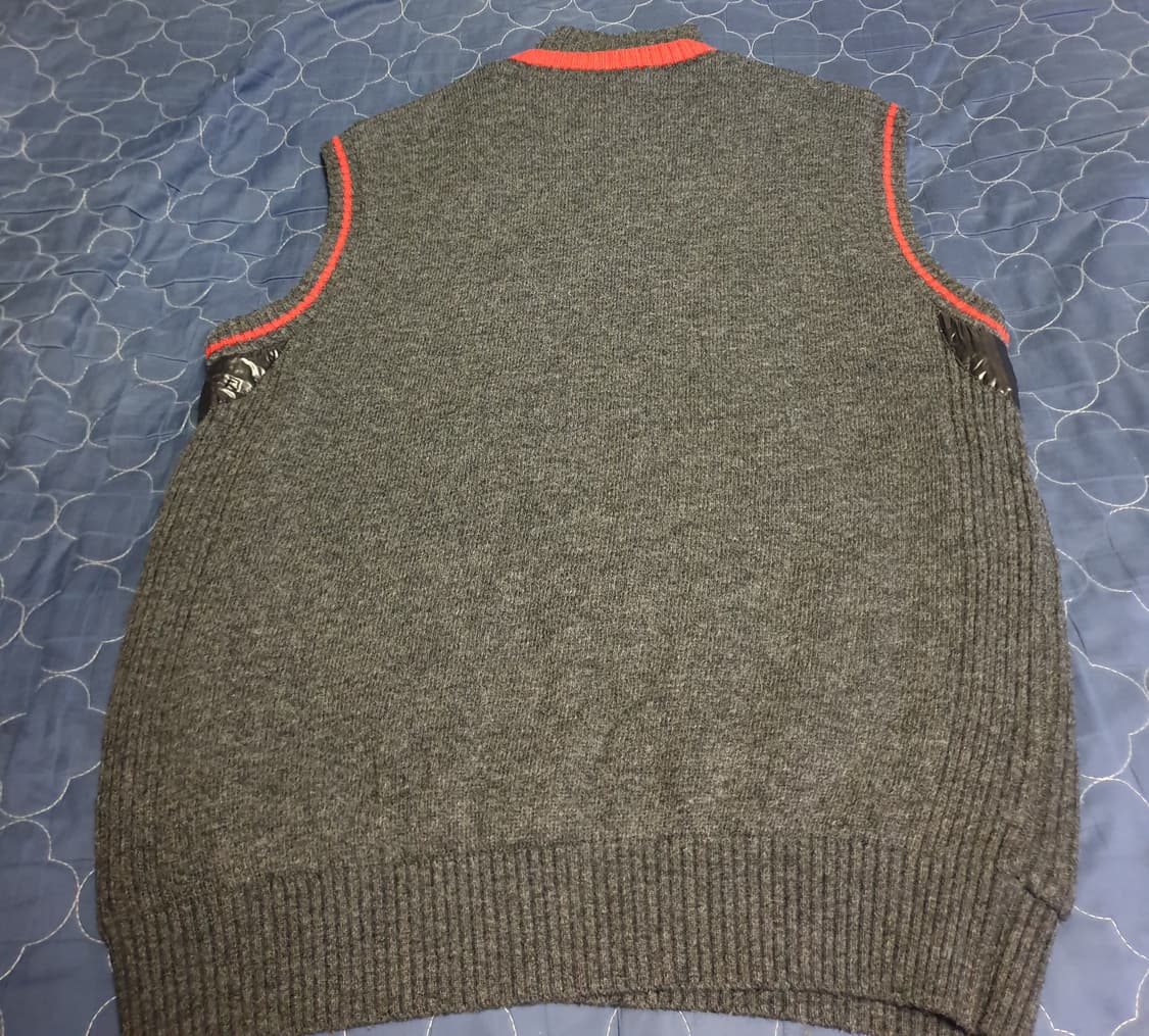 (단종매물) 루이까스텔 우먼 방풍 니트 하프집업 조끼 베스트 (100) 상품이미지4