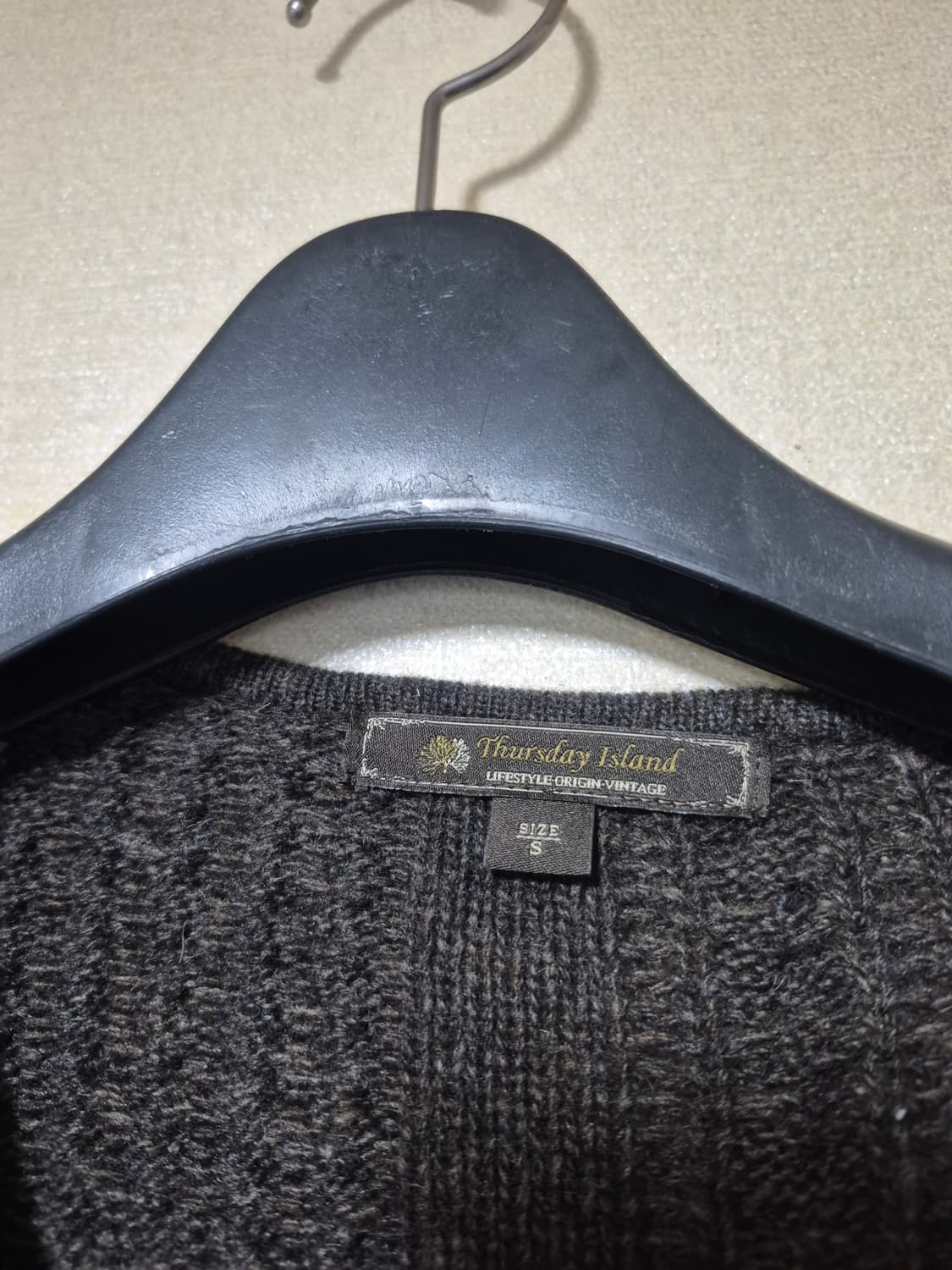 써스데이아일랜드 몸판 꽃자수 가디건 상품이미지5