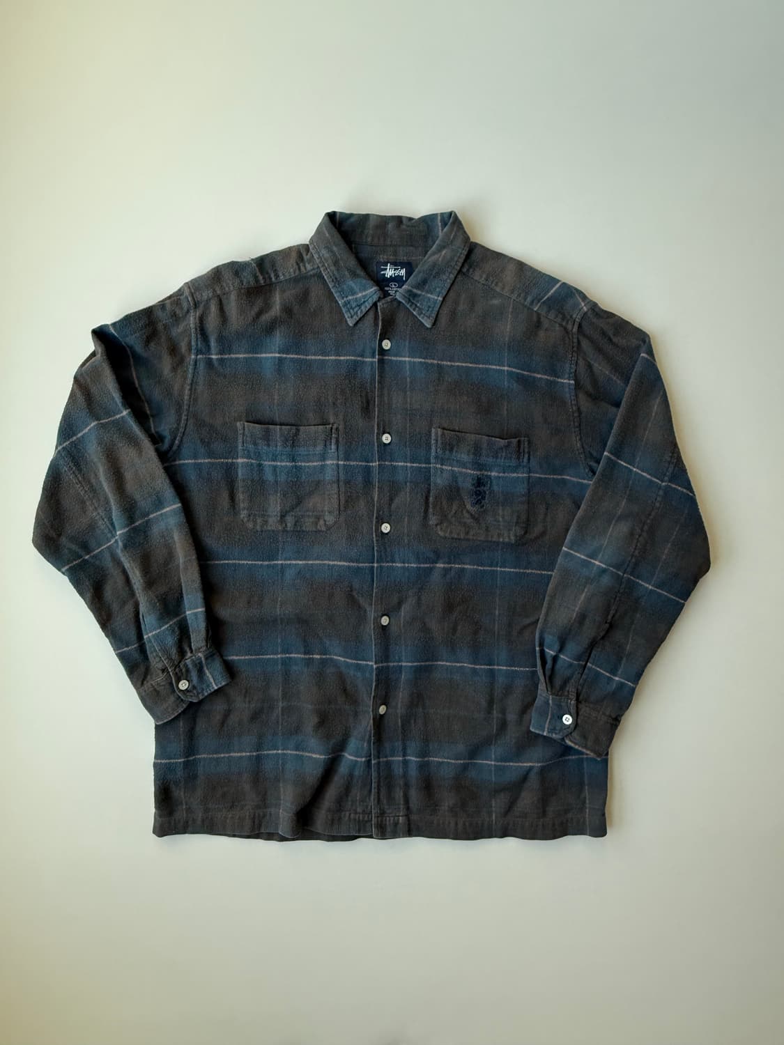 올드 스투시 체크 서츠 상품이미지2