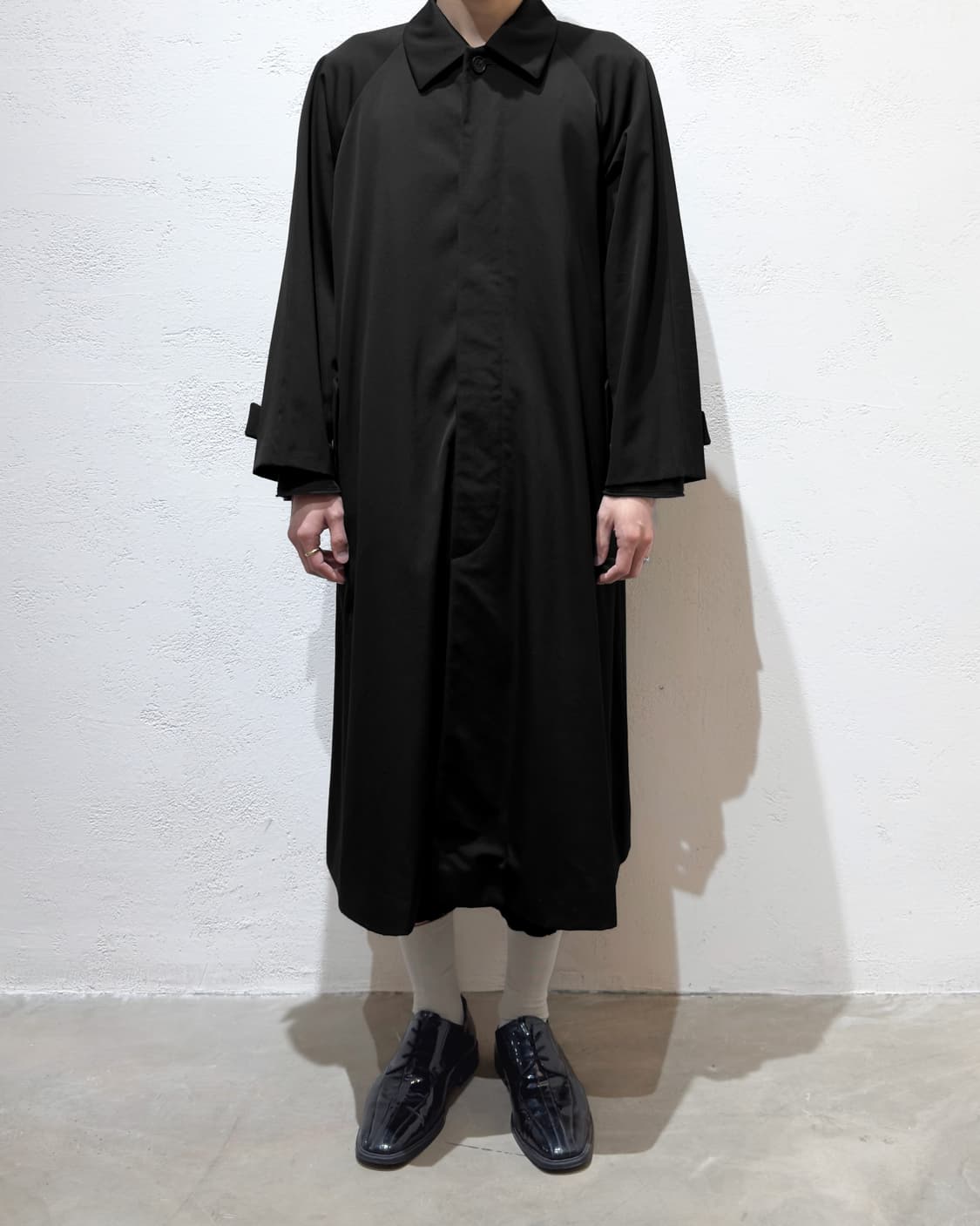요지야마모토 90s IMPERMEABLE 울 롱코트 상품이미지1