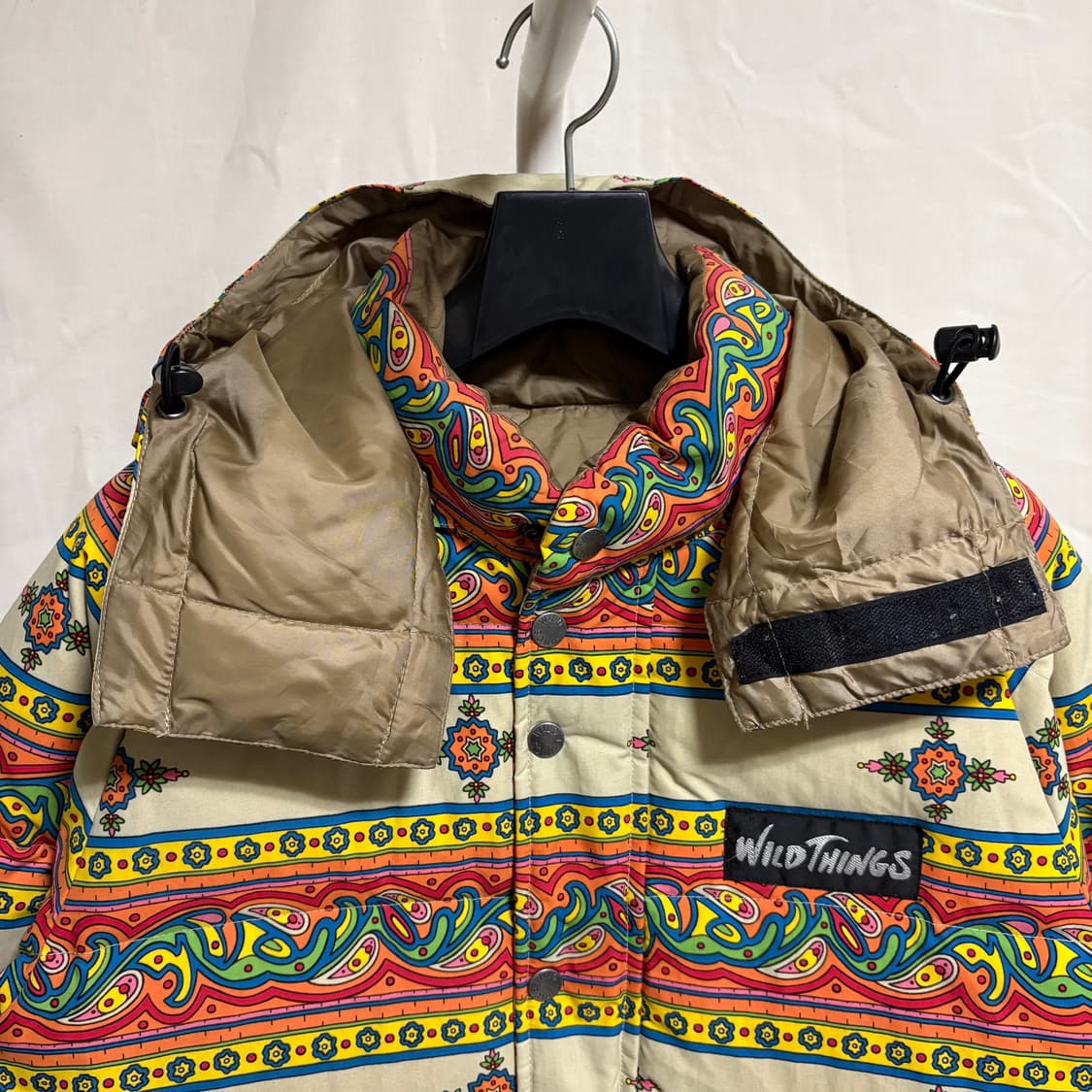 와일드띵스 리버시블 에스닉 페이즐리 구스다운 파카 / M 상품이미지4