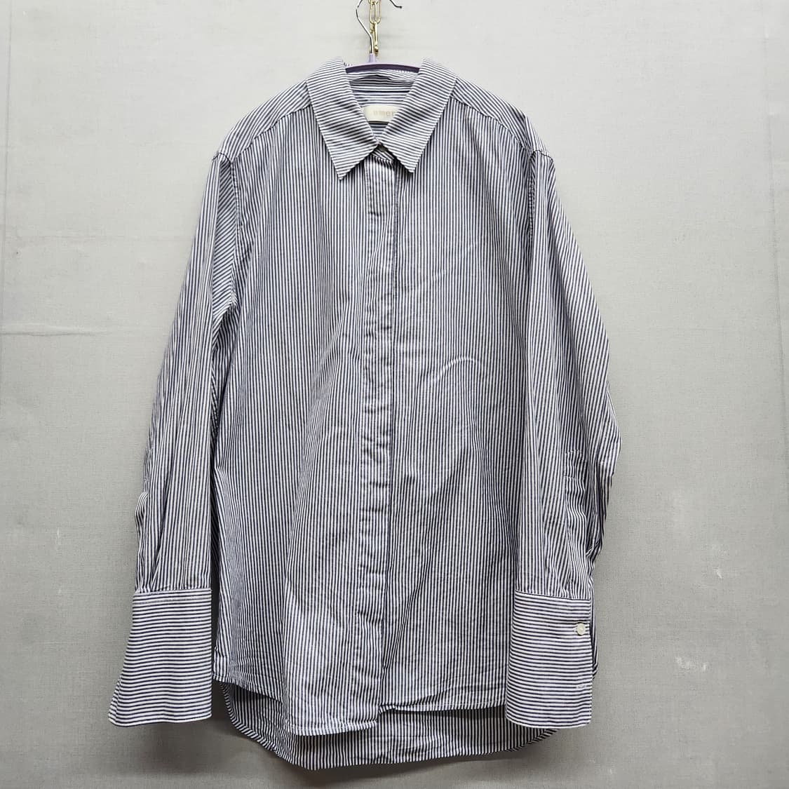 유메르 스트라이프 커프스 셔츠 L 상품이미지1