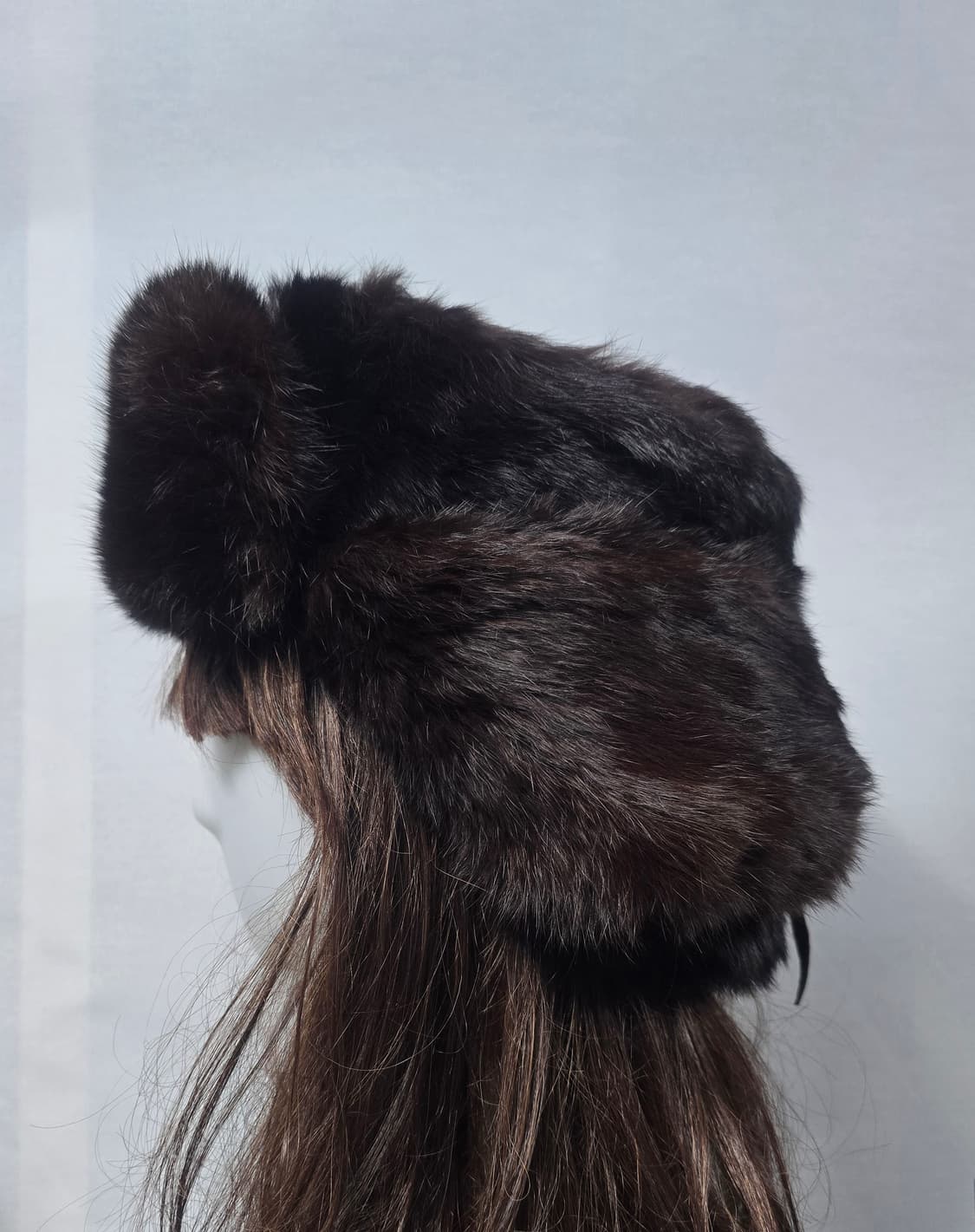 GoldenSwallow Fur 빈티지 트루퍼 햇   상품이미지2