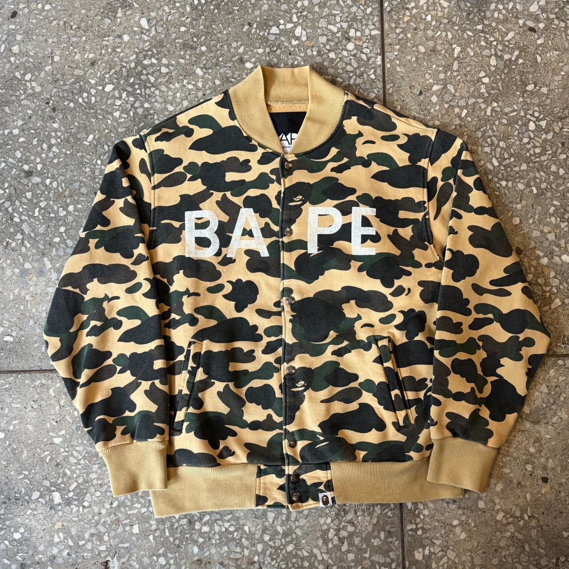 OG 베이프 00s 카모 바시티 자켓 L 상품이미지1