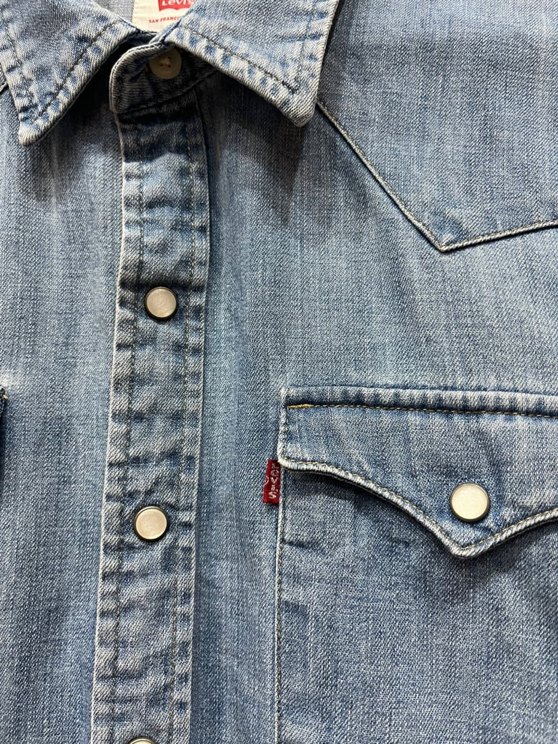 리바이스 데님 웨스턴 셔츠 S 상품이미지2