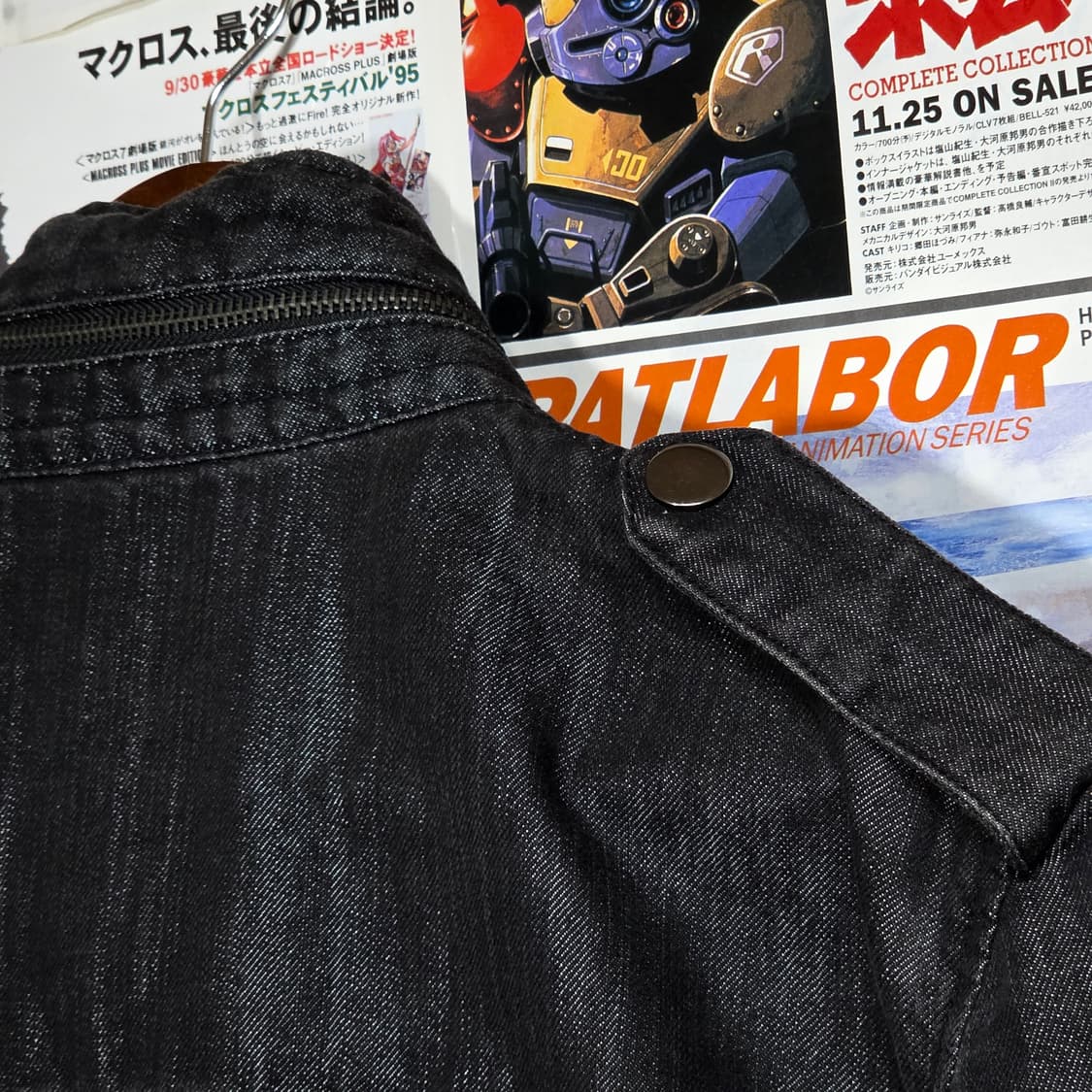 JPN 유광 데님 멀티 포켓 필드 자켓 상품이미지7