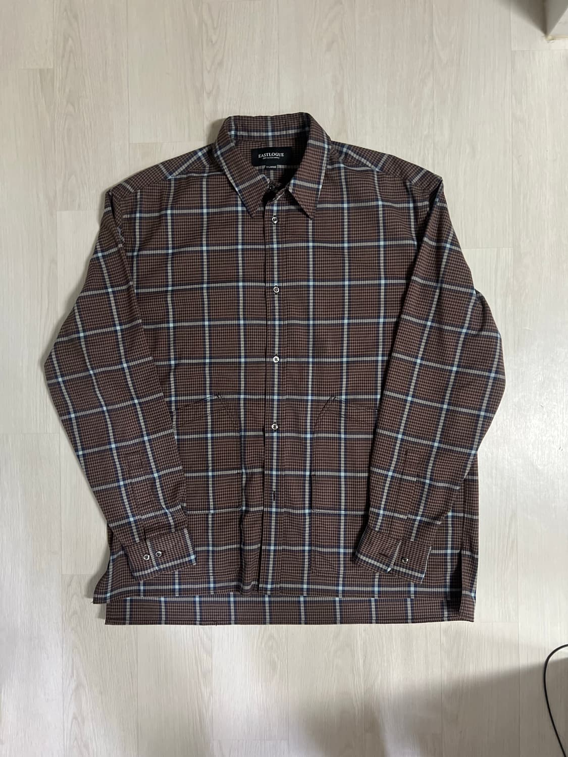이스트로그 체크 셔츠자켓 XL 상품이미지1