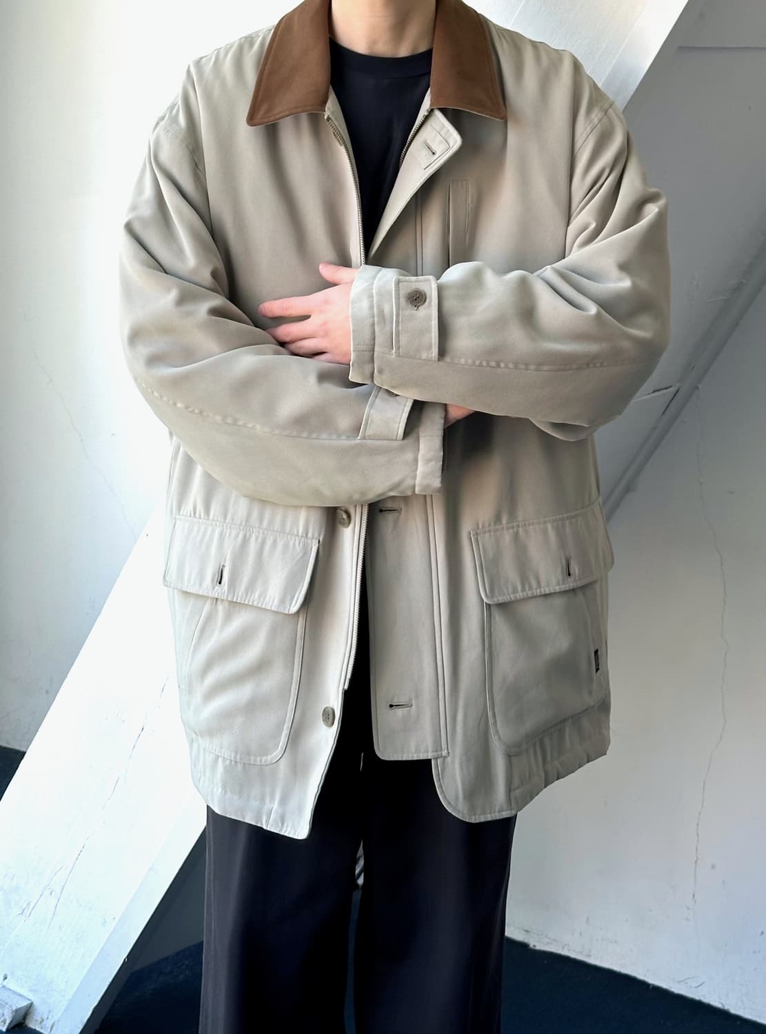 High count padded mil mid coat 상품이미지10