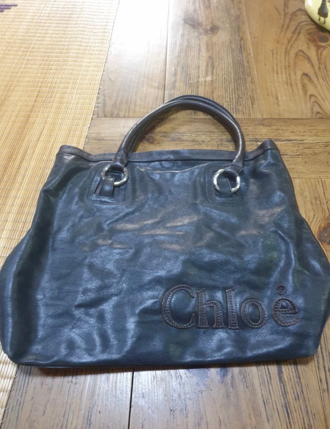 끌로에 빈티지 가죽 쇼퍼백 상품이미지2