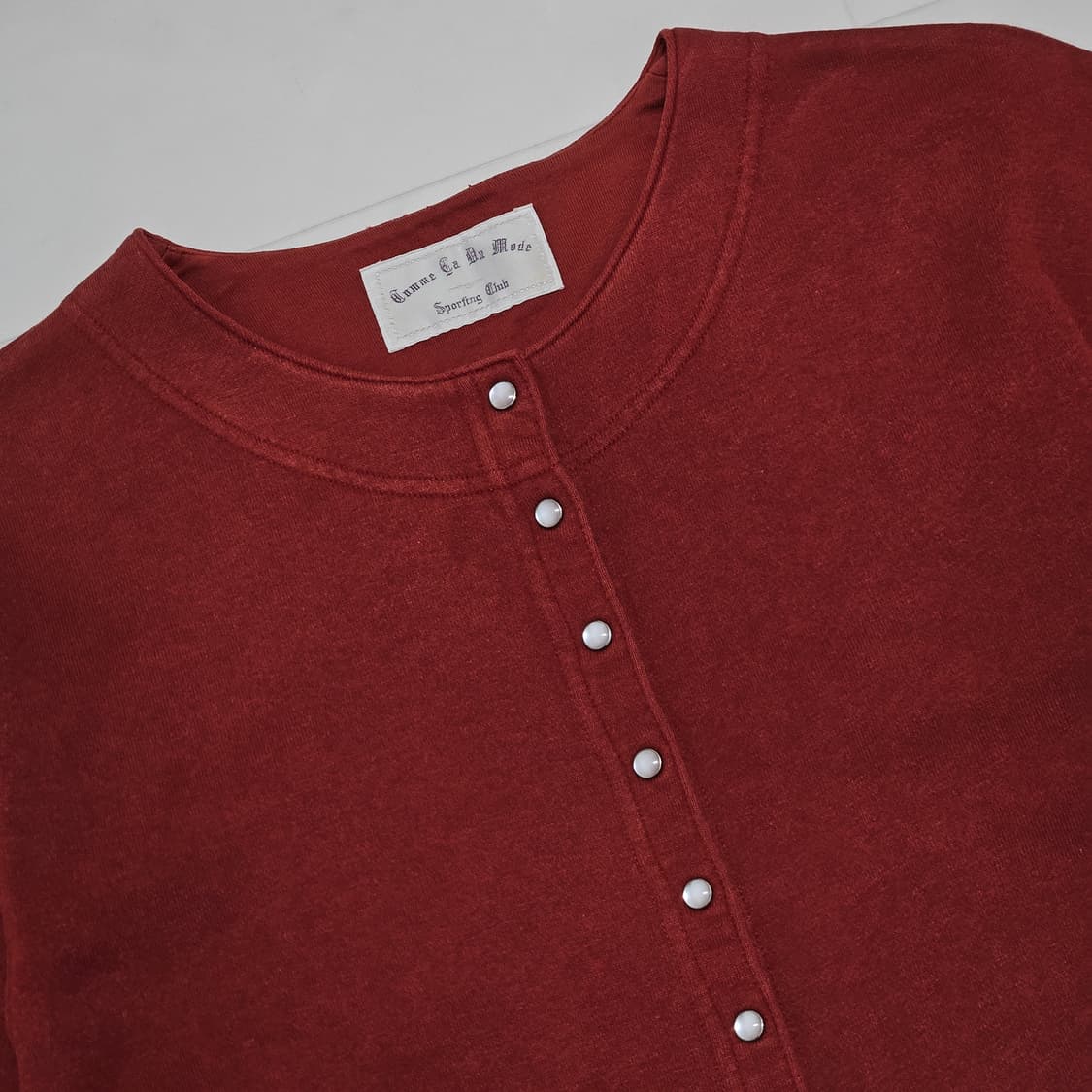 Comme ca du mode 꼼싸데모드 스웻 라운드 가디건 상품이미지2