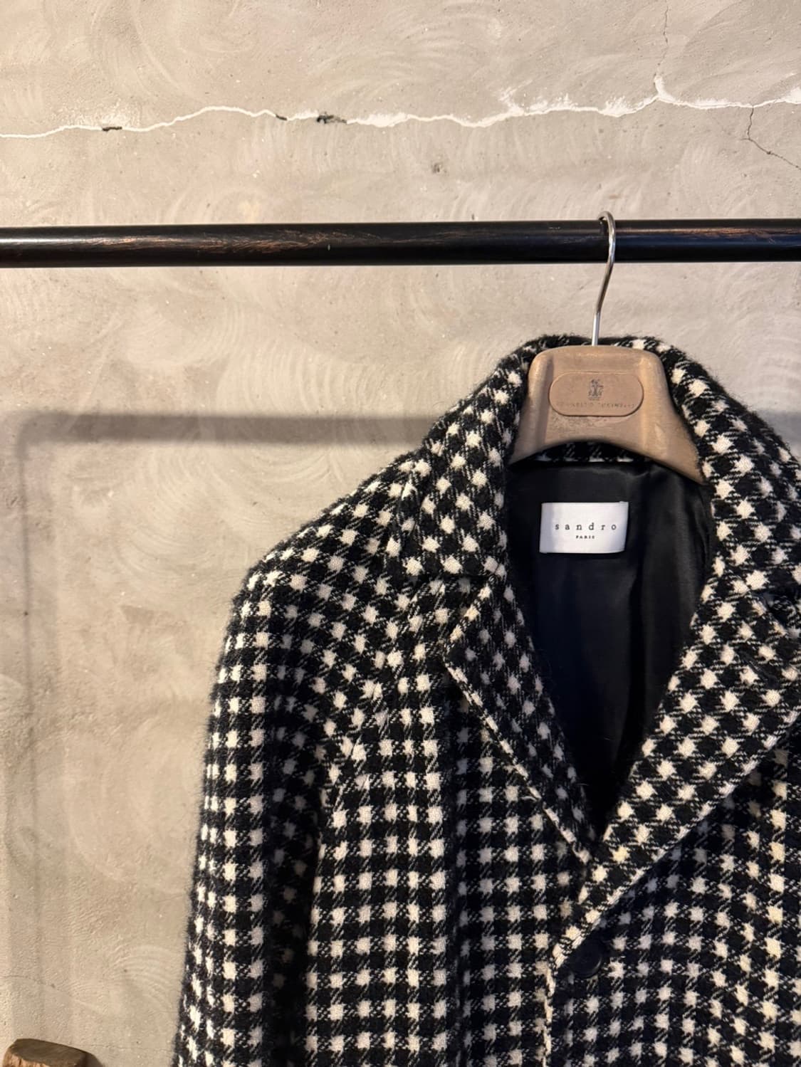 산드로 트위드 맥코트 100 상품이미지2