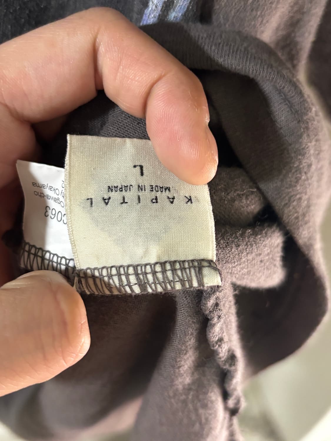 캐피탈 20 텐지쿠 라이트닝 피아노 Pt 크루 티셔츠 블랙 화이트  상품이미지3