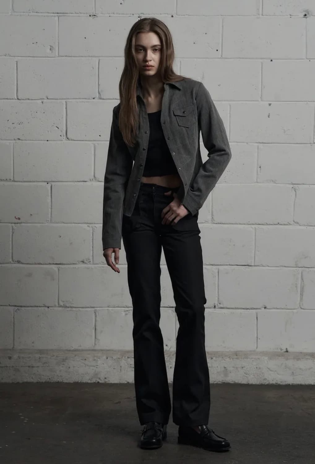 시너진 POCKET V-NECK JACKET SHIRT 상품이미지3