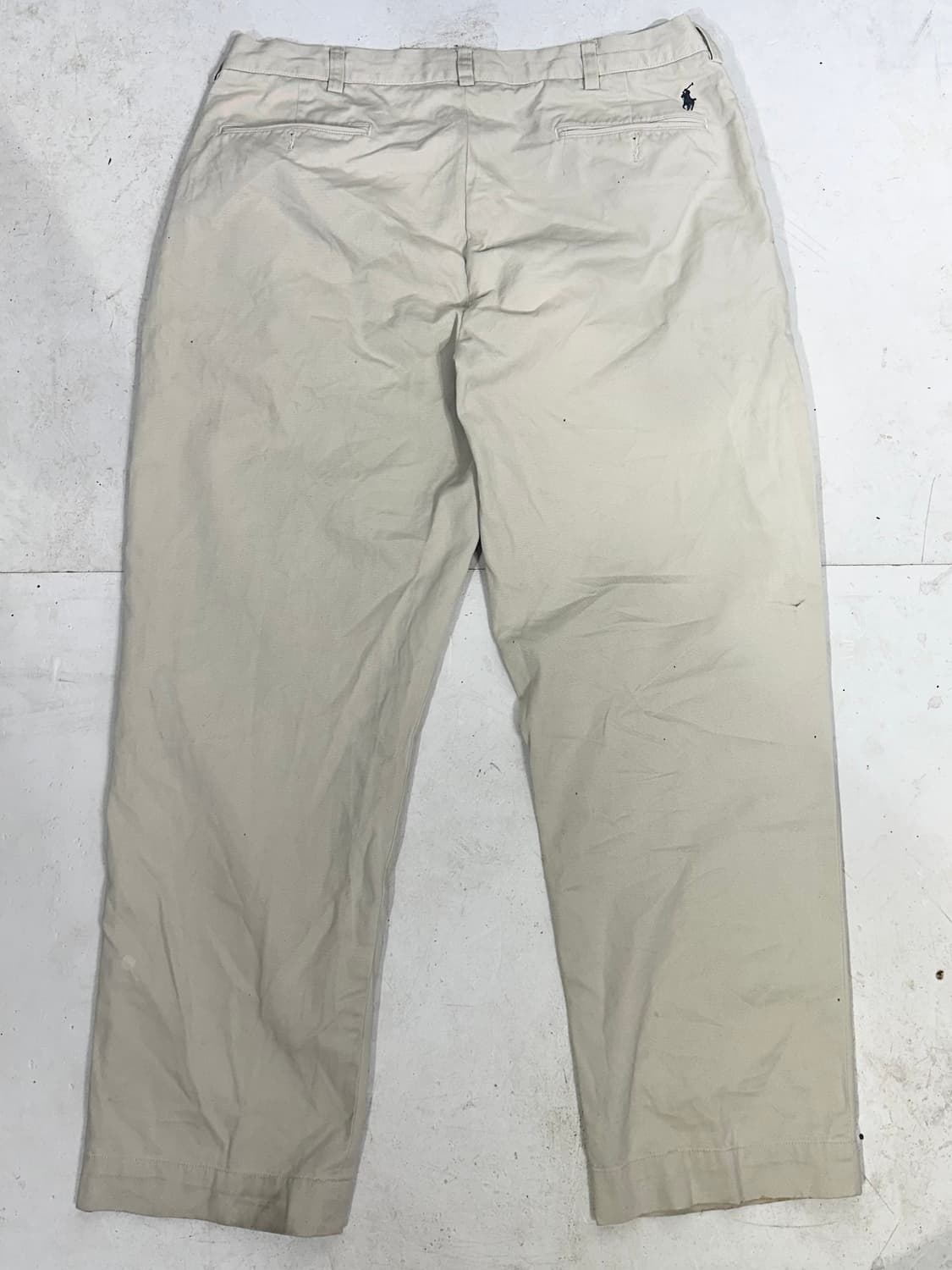 폴로 랄프 로렌 베이지 와이드 치노 팬츠 면바지 35 상품이미지5