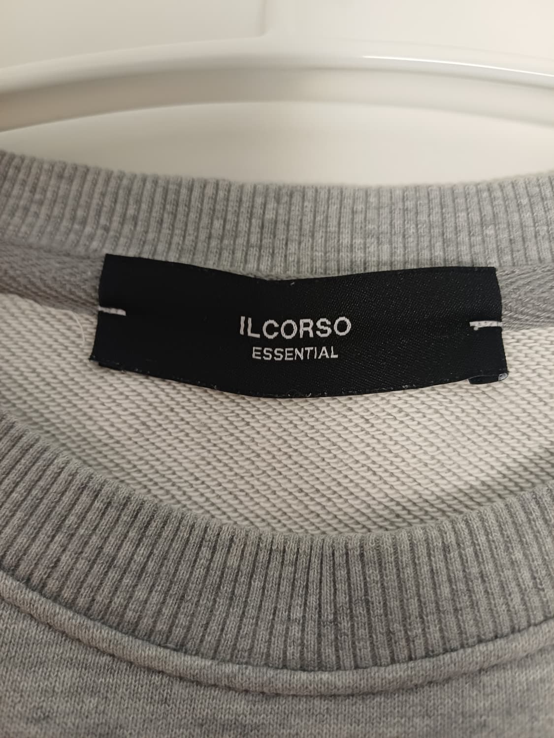 일코르소 에센셜 사이드 슬릿 맨투맨 (그레이/105) 상품이미지3