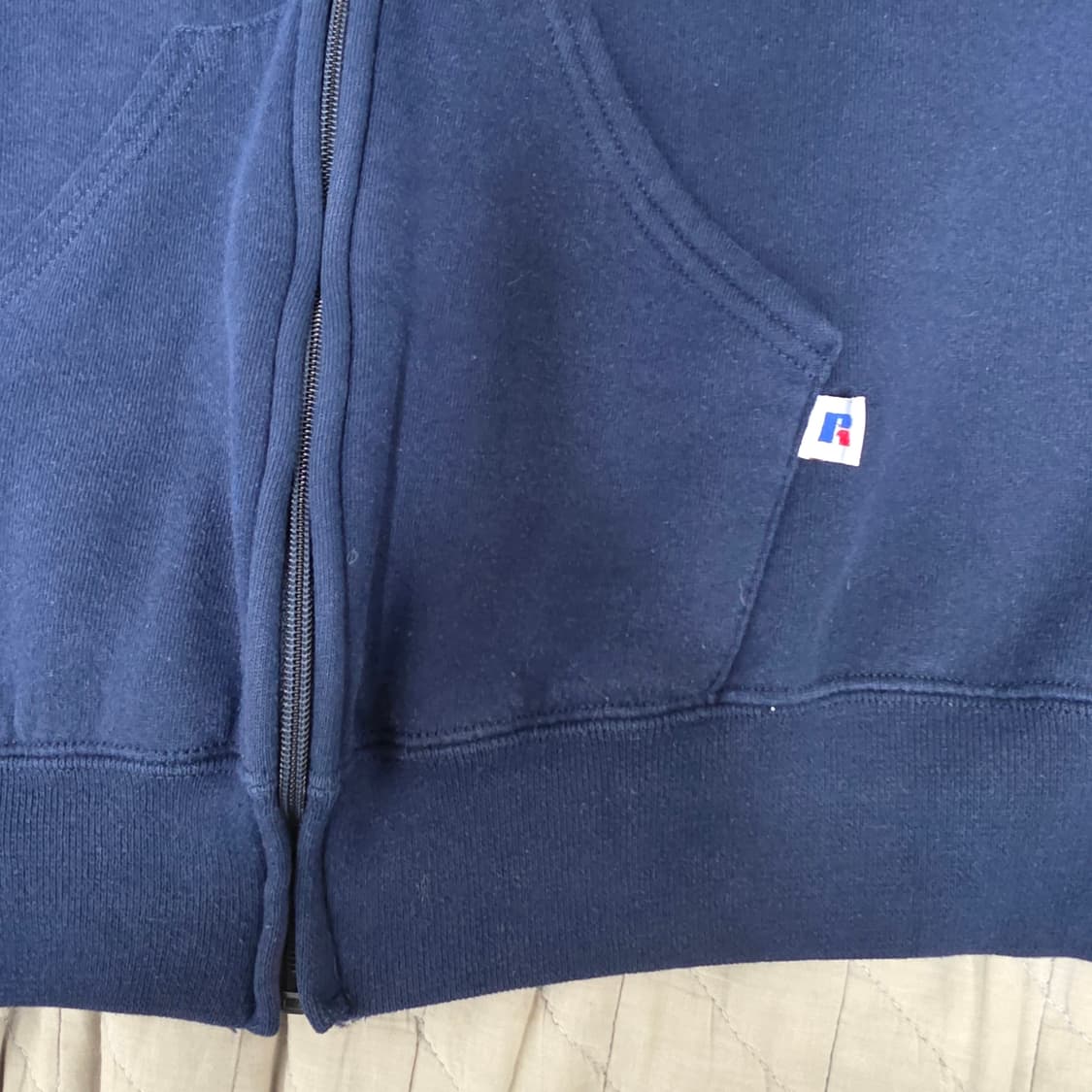 [L] 90s 러셀 애슬레틱 후드집업 네이비 like M ver.16 상품이미지2