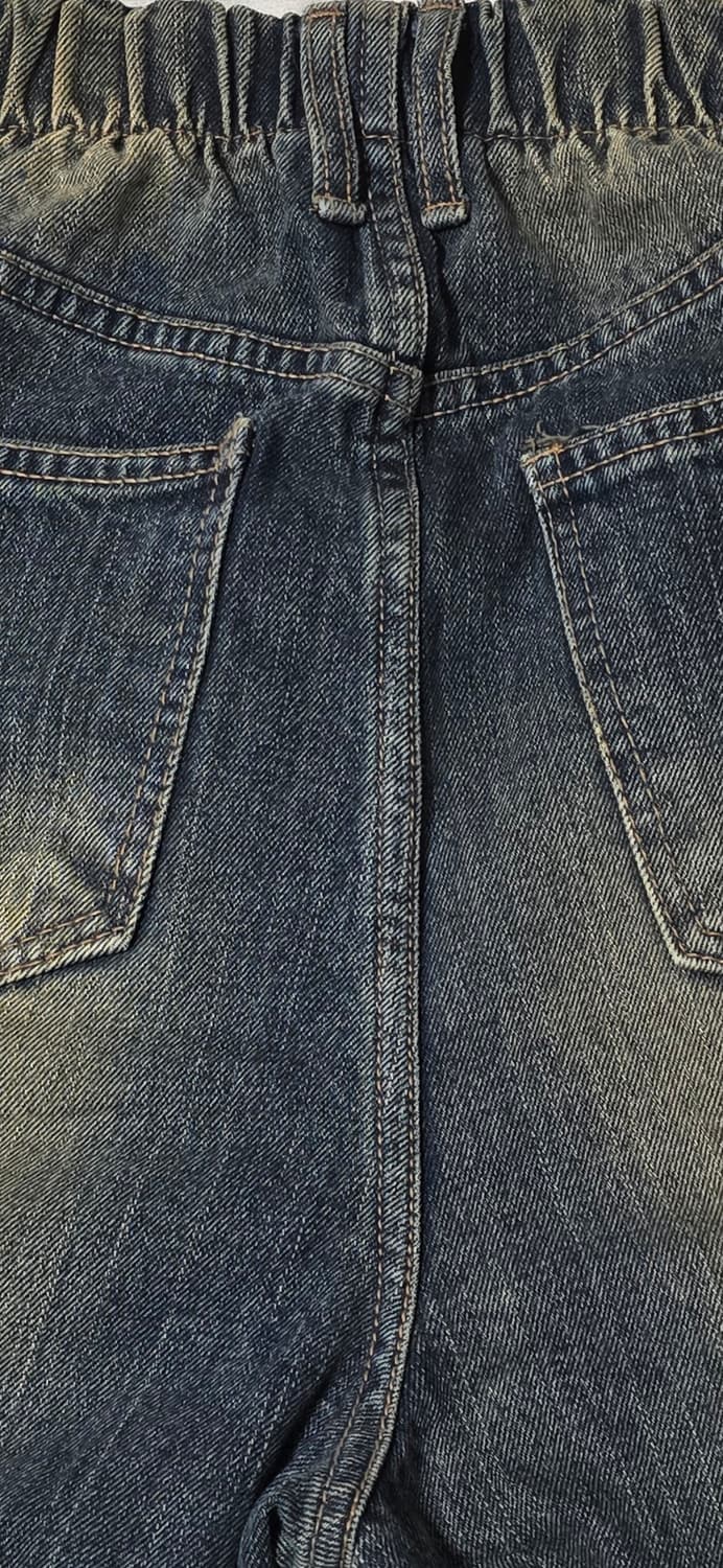 워싱 와이드 밴딩 데님 55 상품이미지4