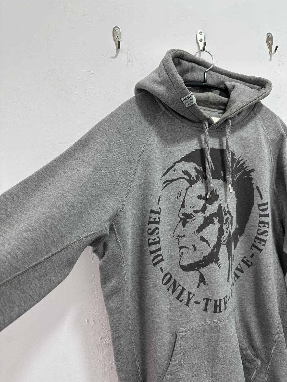Diesel indian gray hoodie 상품이미지5