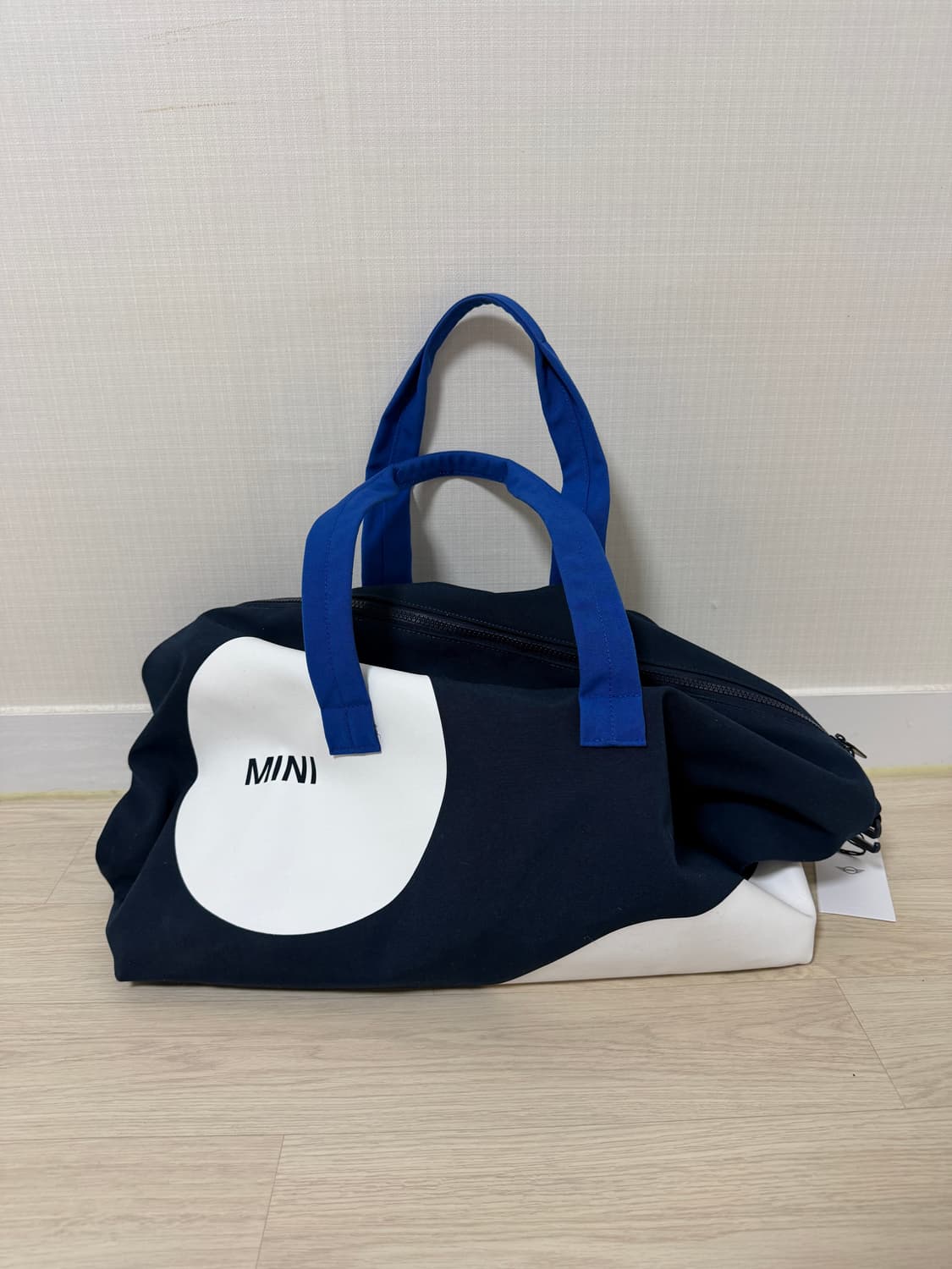 MINI 카 페이스 디테일 더플백 - 블레이징 블루 상품이미지1