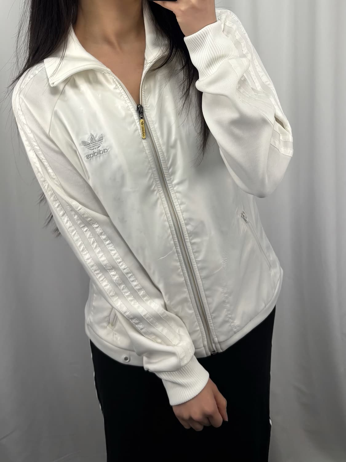 아디다스 화이트 파이어브레이커 트랙탑 상품이미지2