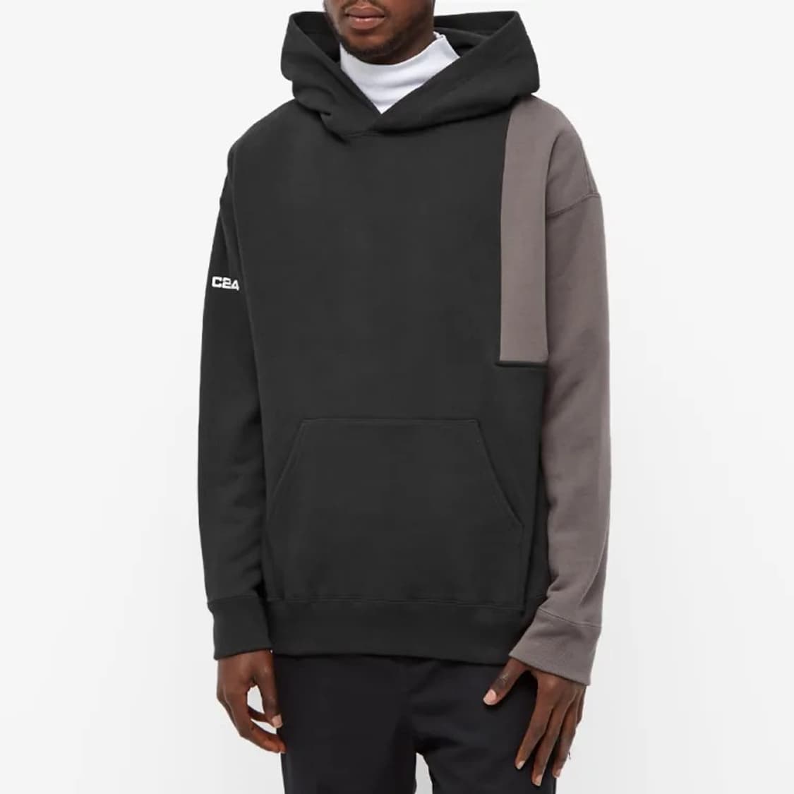 마스터마인드 X C2H4 X 알파 패치워크 후드 블랙/그레이 M사이즈 상품이미지3