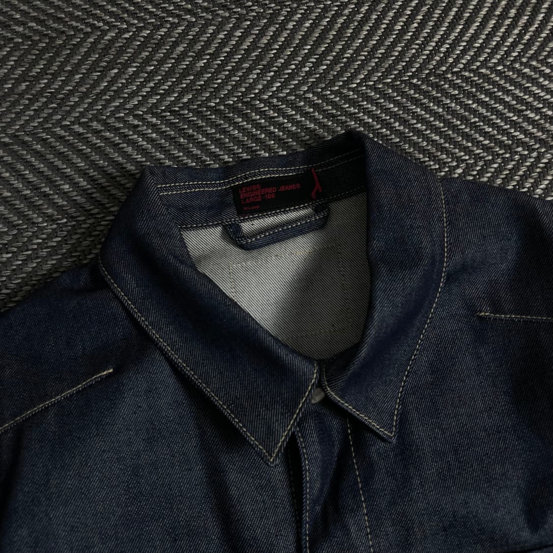 리바이스 엔지니어드진 생지 데님 트러커 자켓y 3612 상품이미지5