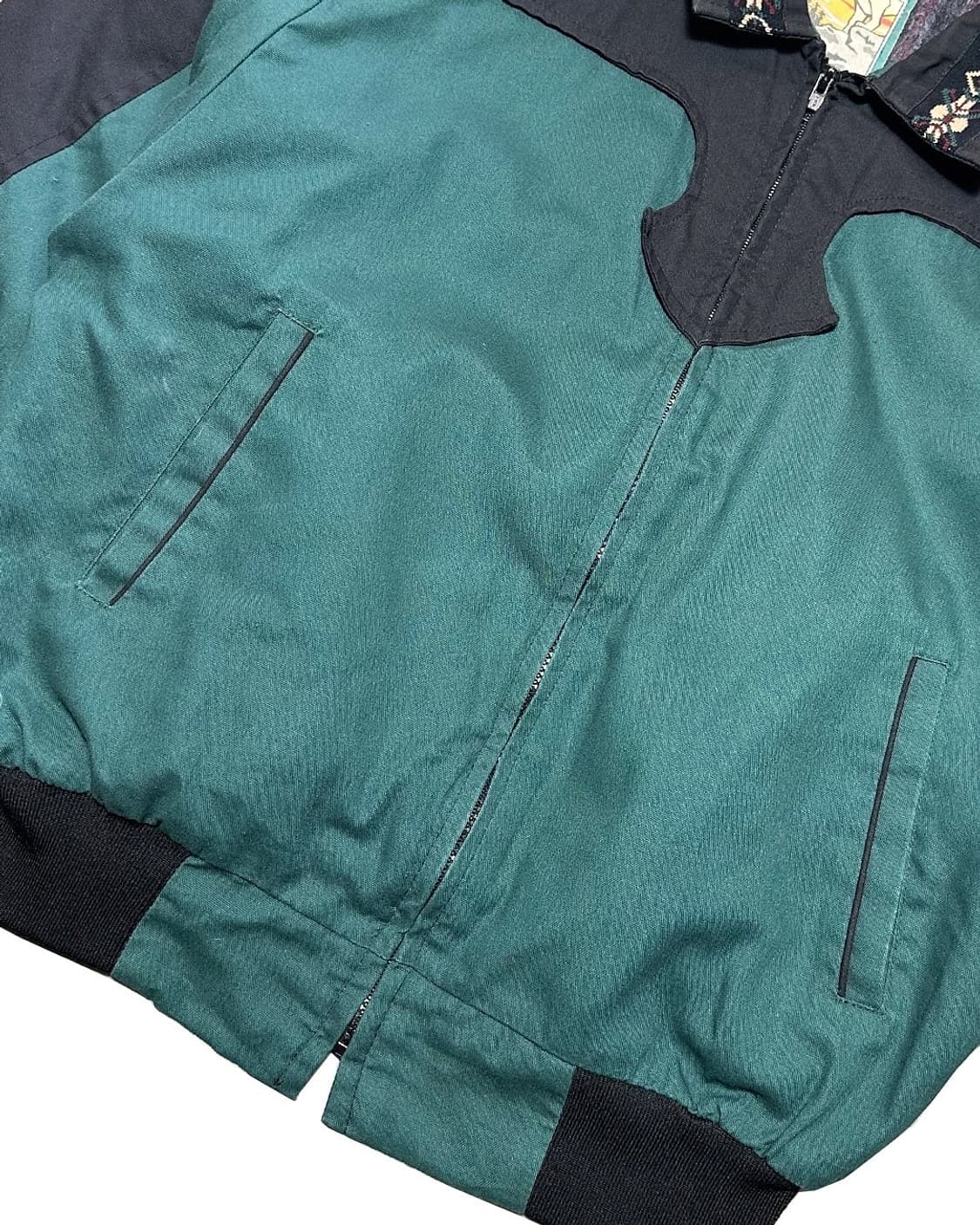 90s 웨스턴 아즈텍 울라이닝 자켓 made in usa 상품이미지4