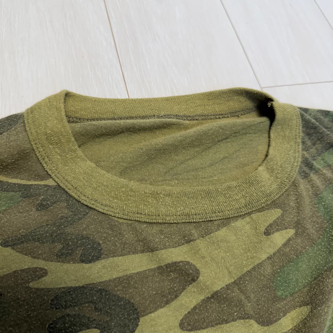 Vintage Woodland Camo Long Sleeve 90s 상품이미지3