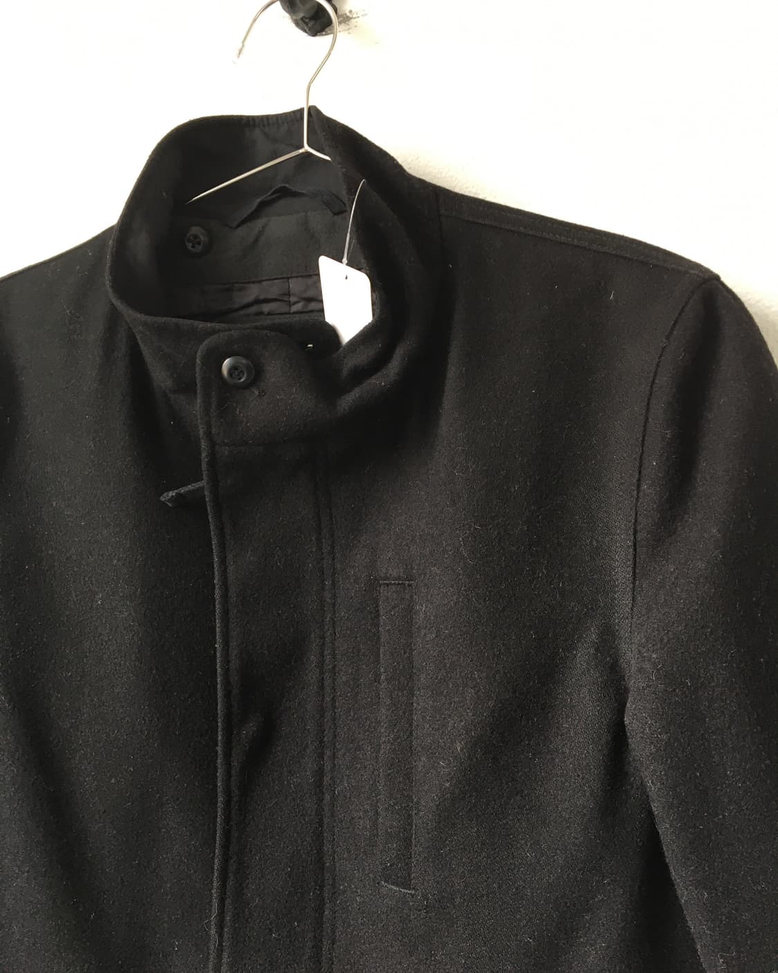 Woolen high neck coat 상품이미지6