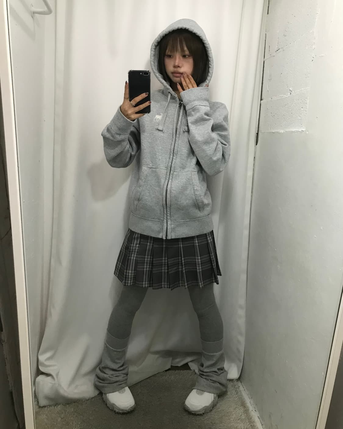 🐩아베크롬비 그레이 후드집업 코디🐩 상품이미지2