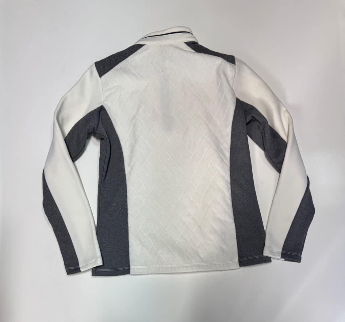 여성 아이더 Edier 등산 풀오버 크림 반집업 티 상품이미지2