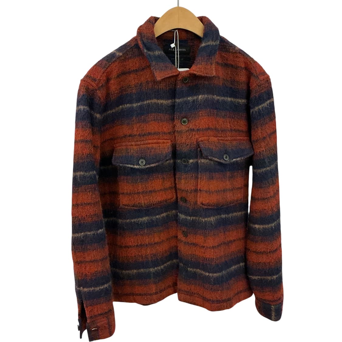 올세인츠 울 릴랙스드 핏 셔츠 상품이미지1