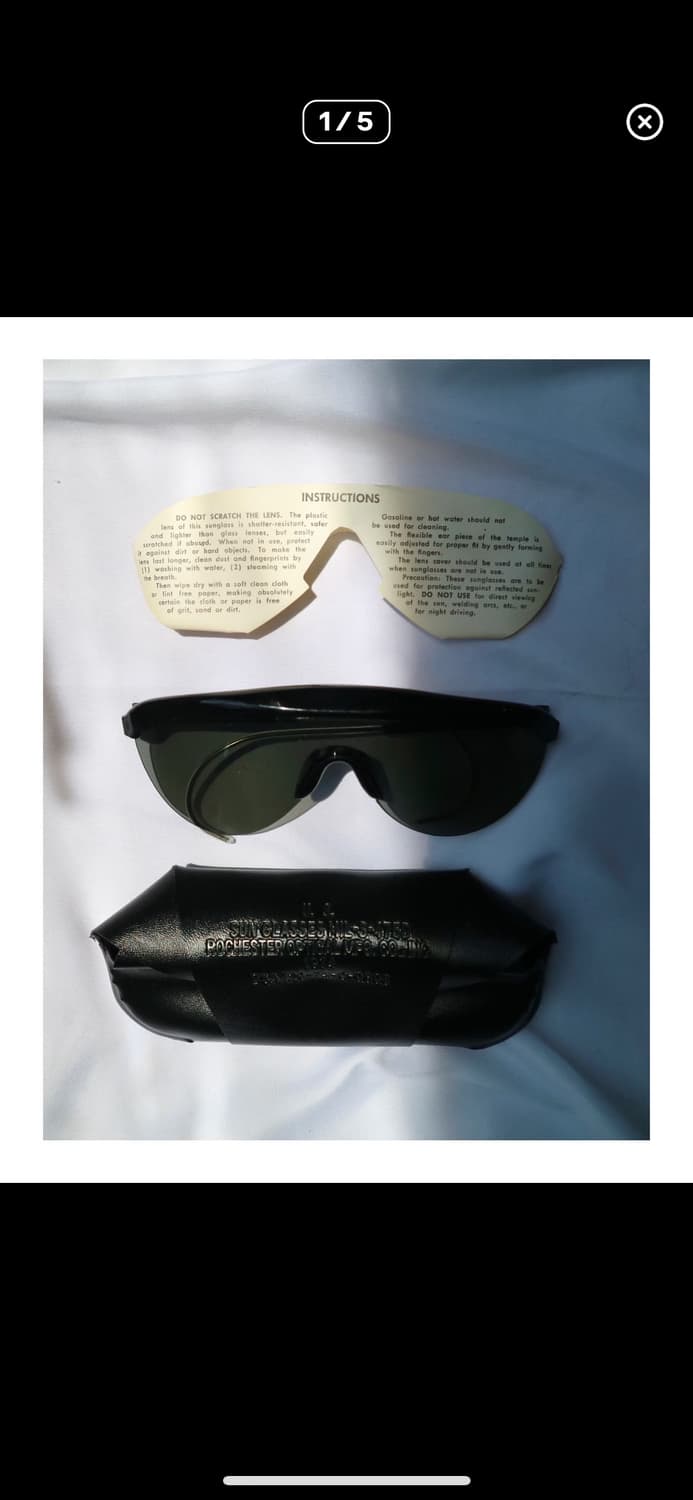 DEADSTOCK Vietnam War US Army Sunglasses 상품이미지1