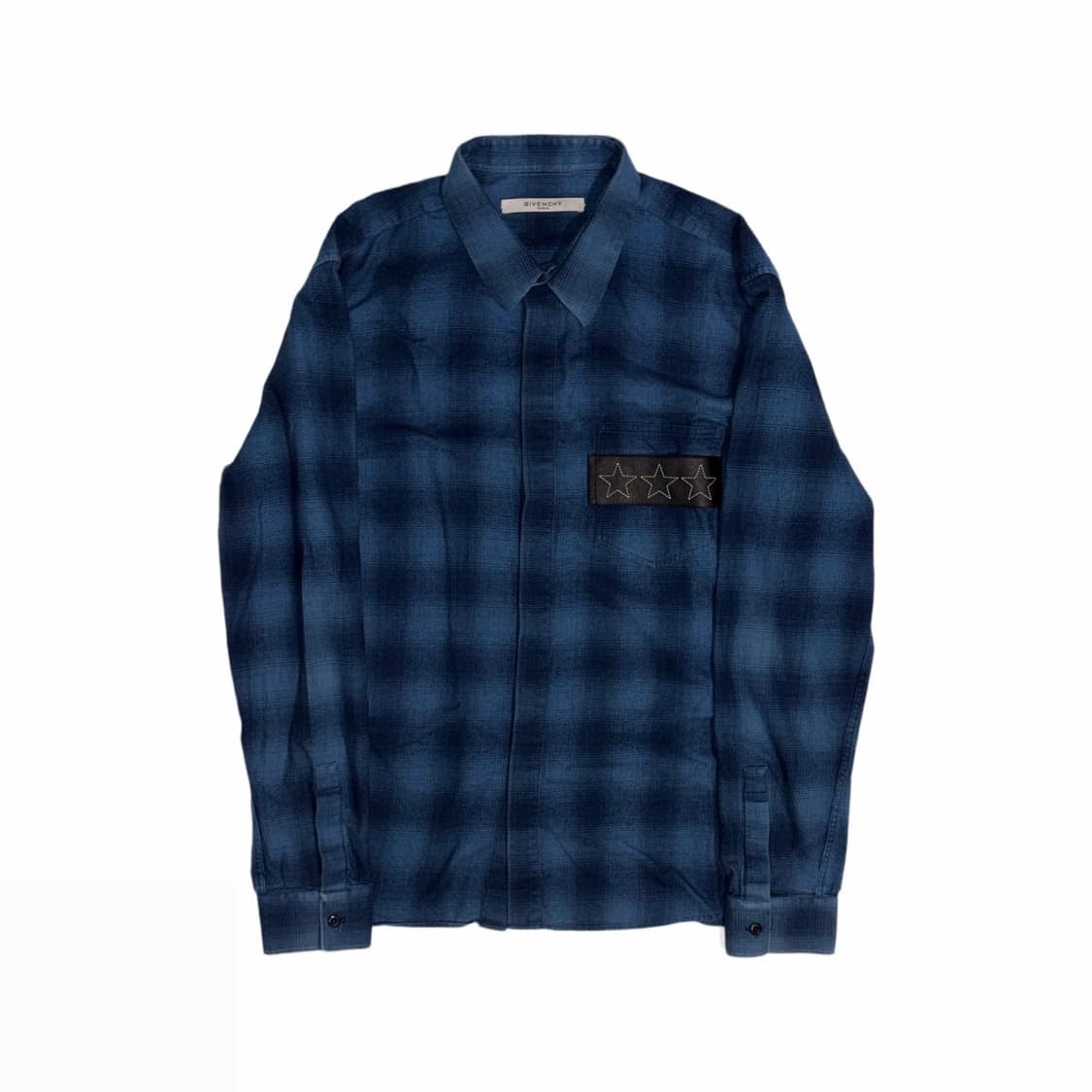 AW16 Givenchy Star Patch Flannel Shirt 상품이미지1