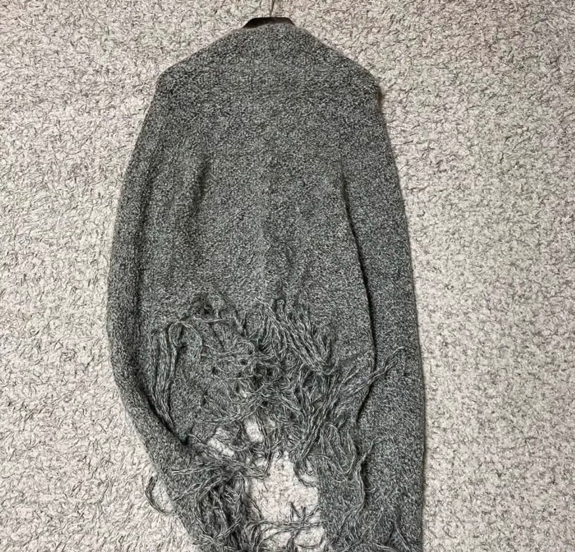 DKNY 캐시미어블렌드 니트 프린지 케이프 상품이미지2