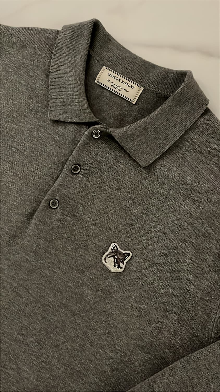 메종키츠네 카라 니트 XL 105 상품이미지2