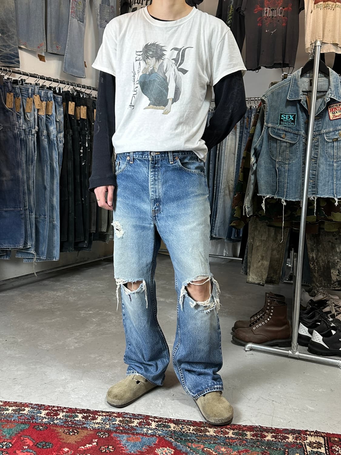 90's USA Made 빈티지 리바이스 517 부츠컷 상품이미지2